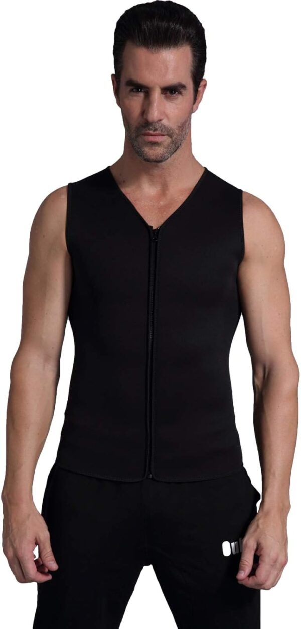 CHALECO DE NEOPRENO TERMICO PARA HOMBRE, PARA ADELGAZAR, MEJOR MOLDEADOR DE CUERPO, PARA ENTRENAMIENTO, SUDOR, SAUNA, TRAJE, DEPORTES