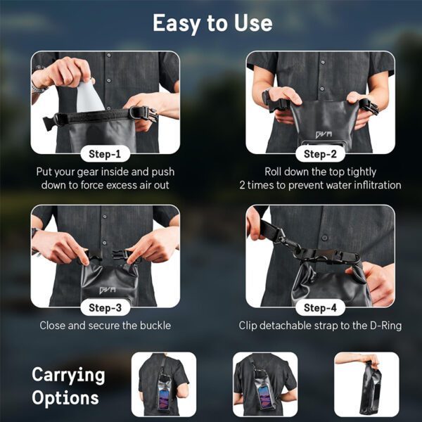 Dry Bag Giva 100% Impermeable 10 Lts