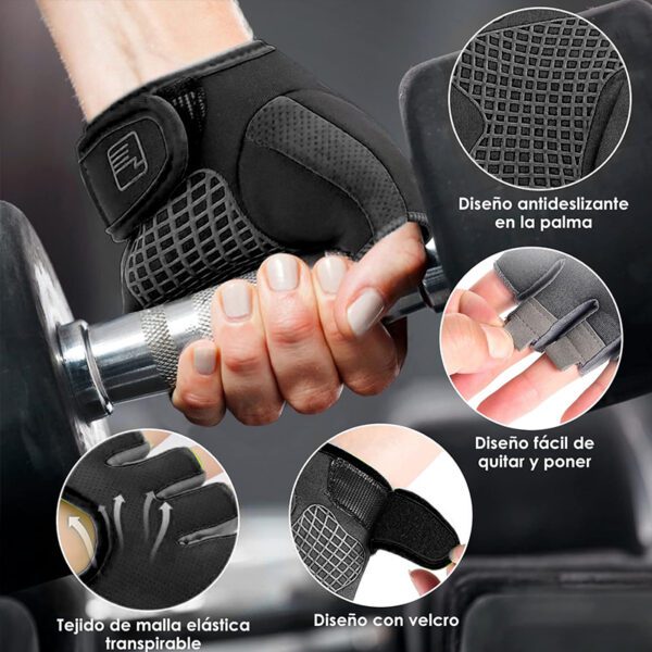 Guantes Protectores Sk 07-02 Fitness Gym
