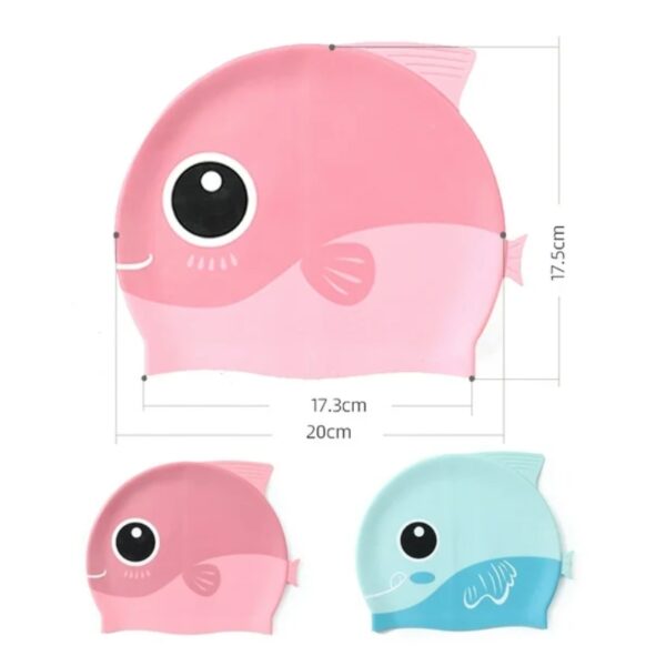 Gorro Natación Niños Látex Fino