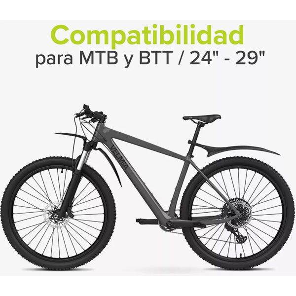 Guardabarros flexibles muy resistentes para bicicleta