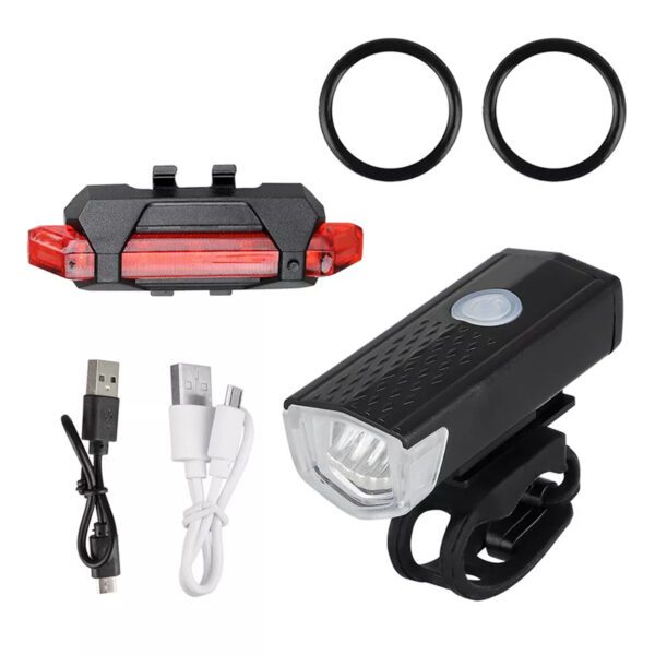 Luz Bicicleta Kit Duo Stop + Delantera