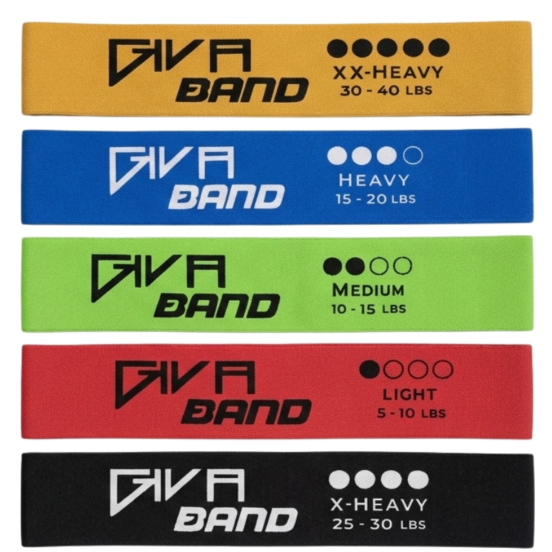 Kit 5 Bandas Elásticas De Tela